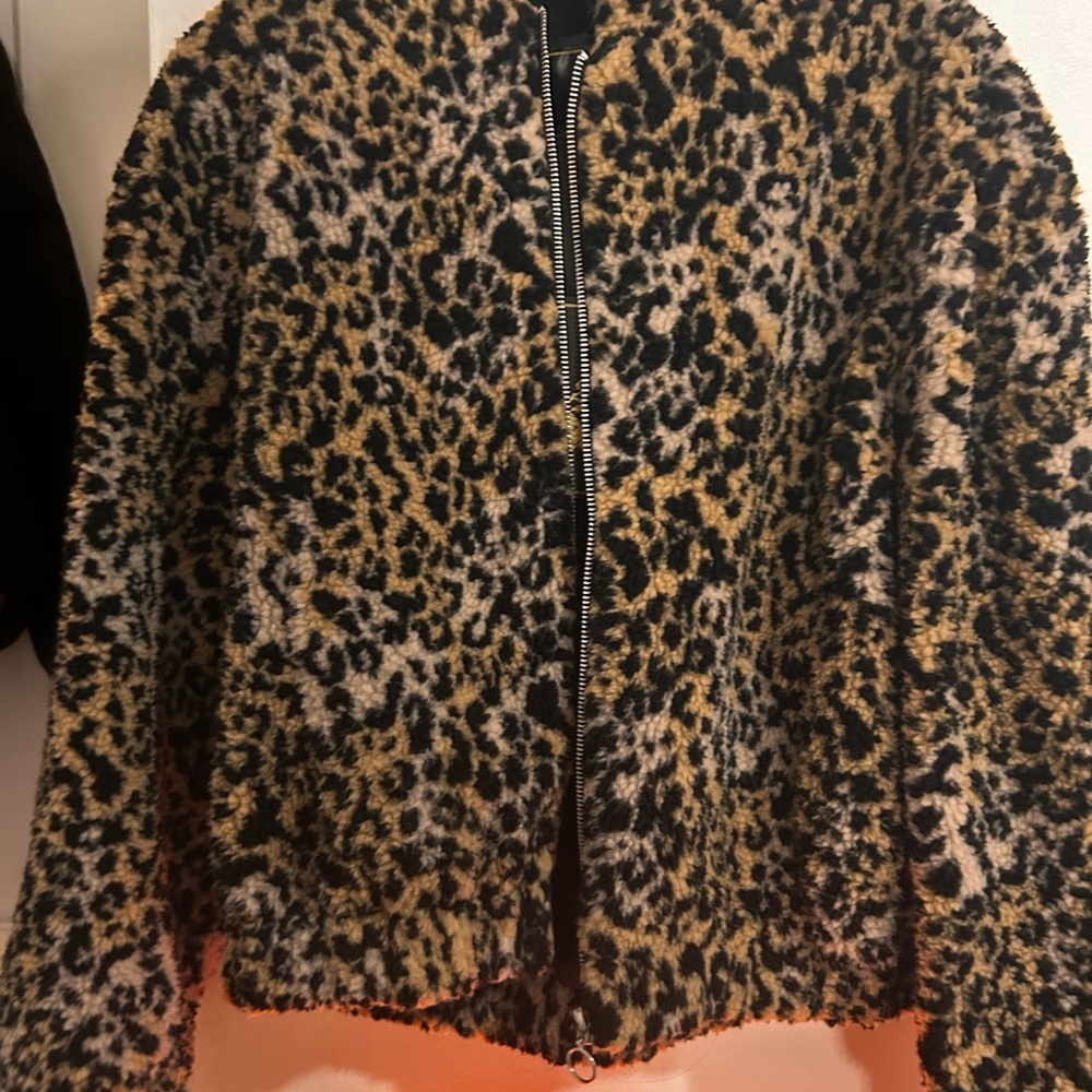 Cheetah print jacket
